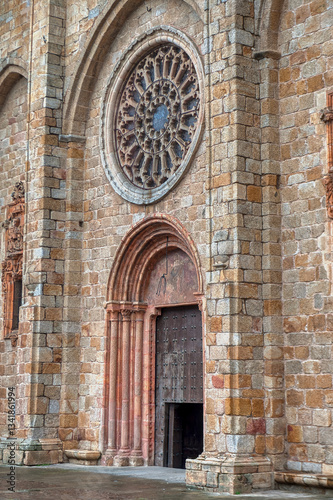 Obraz na płótnie The Cathedral Basilica of the Virgin of the Assumption of Mondoñedo, Lugo, Galicia, Spain w salonie