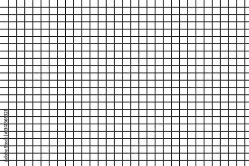 Grid paper Grid mesh Squared. Mathematics pattern. Notebook sheet blank. Typography template for making notebooks production, for school. Education backdrop. Colors Grid texture on white background. 