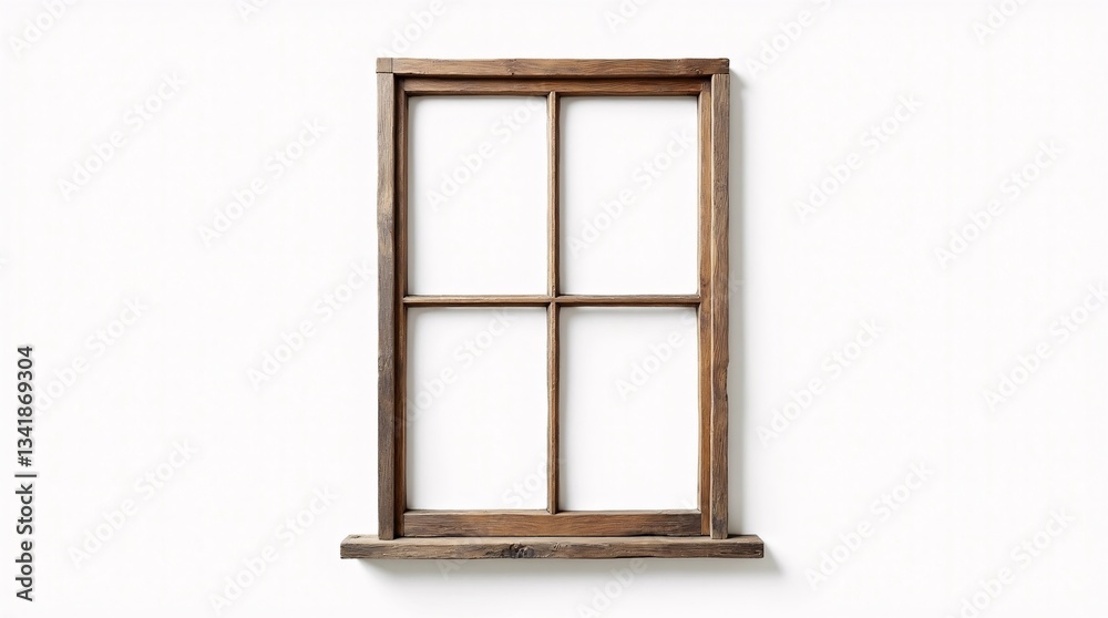 Obraz premium Window wooden items