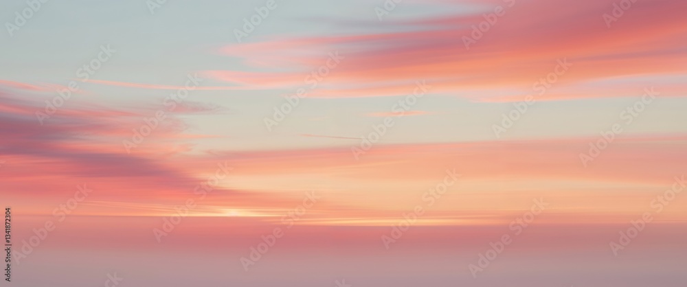 Obraz premium Abstract blurred beautiful sunset background