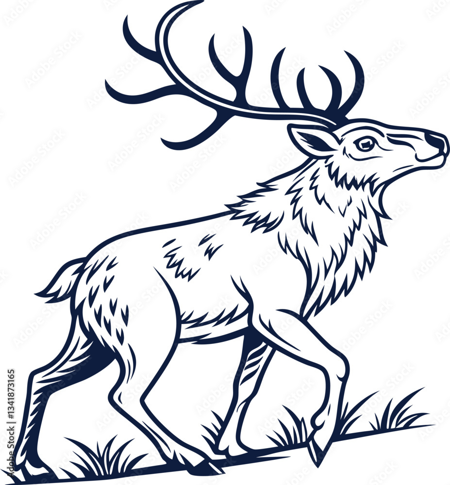 Obraz premium deer in the forest