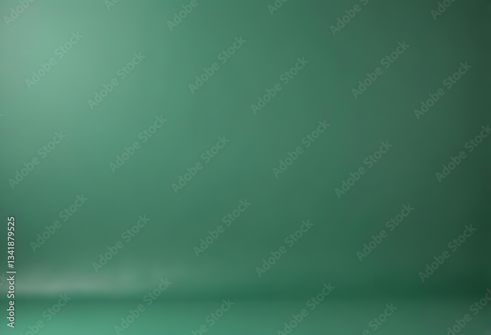 Fototapeta premium Green backdrop with smooth texture