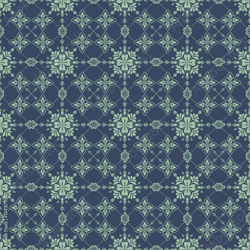 seamless pattern with snowflakes