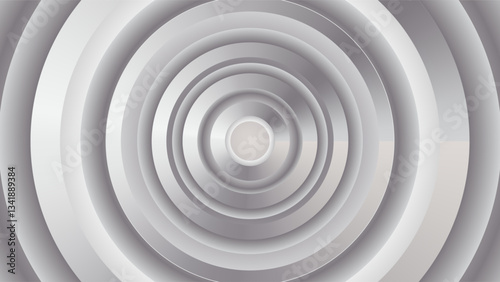 Artistic Gray Circle Tunnel. An artistic abstract background with gray circle tunnels, creating a sense of depth and perspective. Perfect for unique and expressive designs.