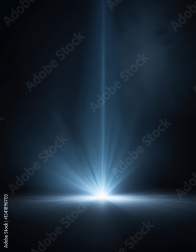 Spotlight effect in dark space