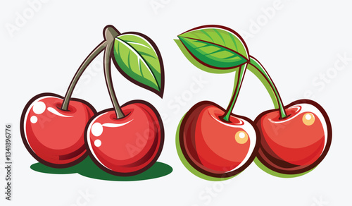 cherry vector illustration