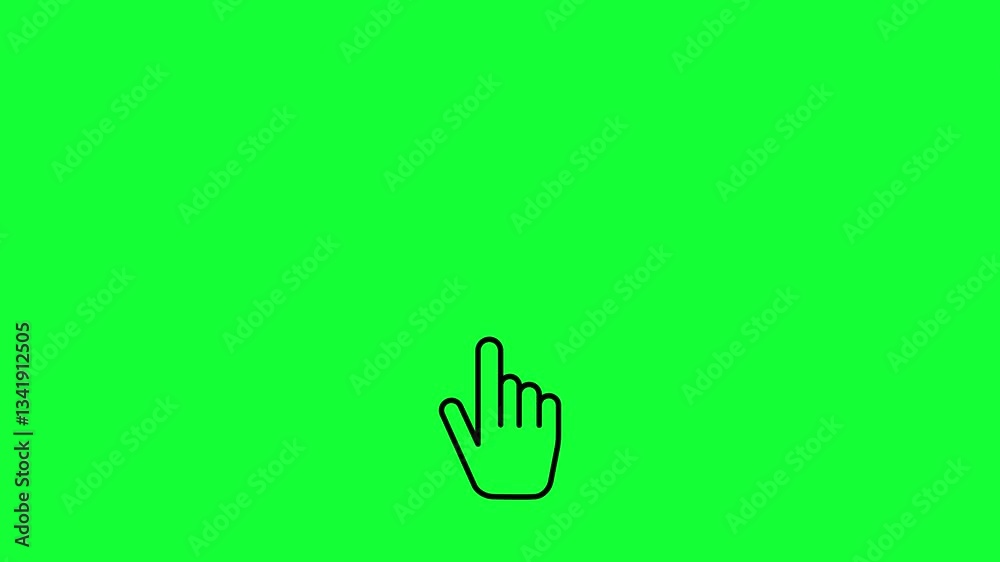 cursor button click motion recording, green screen cursor button click motion recording, green screen