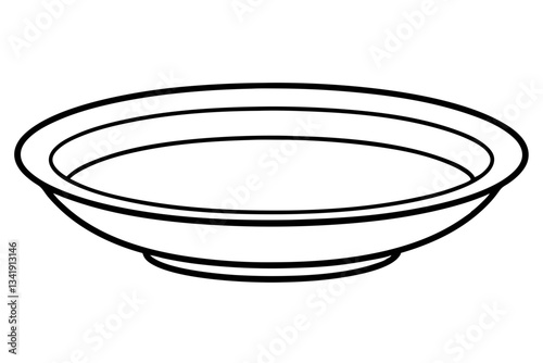 bowl on white background