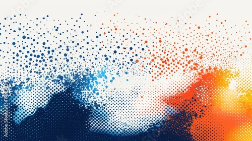 Wallpaper Mural Abstract Colorful Dot Pattern. Torontodigital.ca