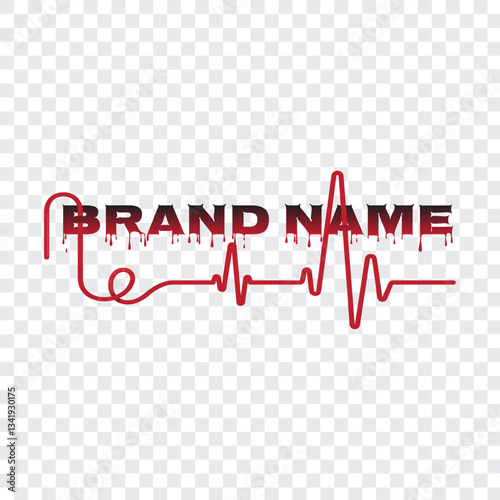 41. blood alphabet wordmark pictorial mark logo symbol combination logo