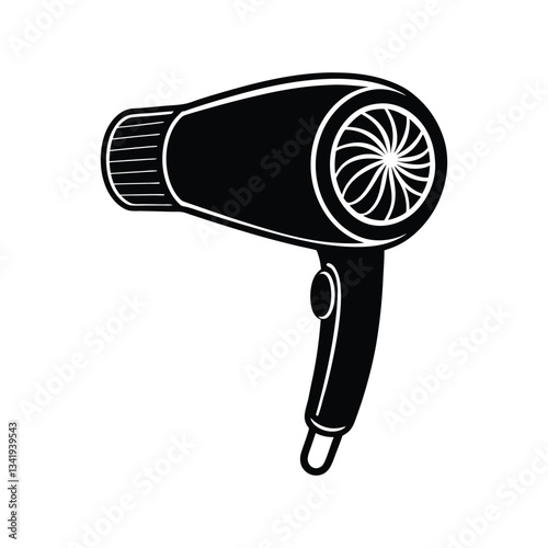 hairdryer silhouette art