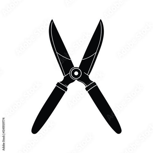 pruning shears silhouette art