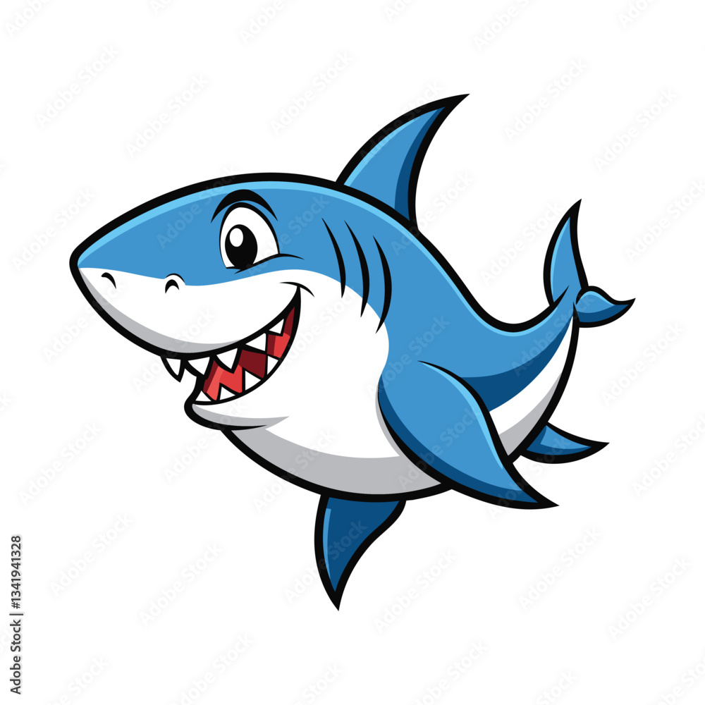 Clean and Simple Shark Vector Illustration Clean and Simple Shark Vector Illustration