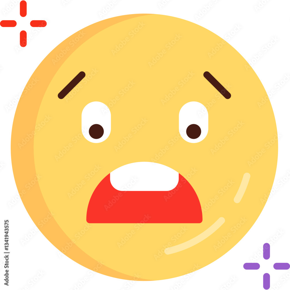 Fototapeta premium Surprised Icon