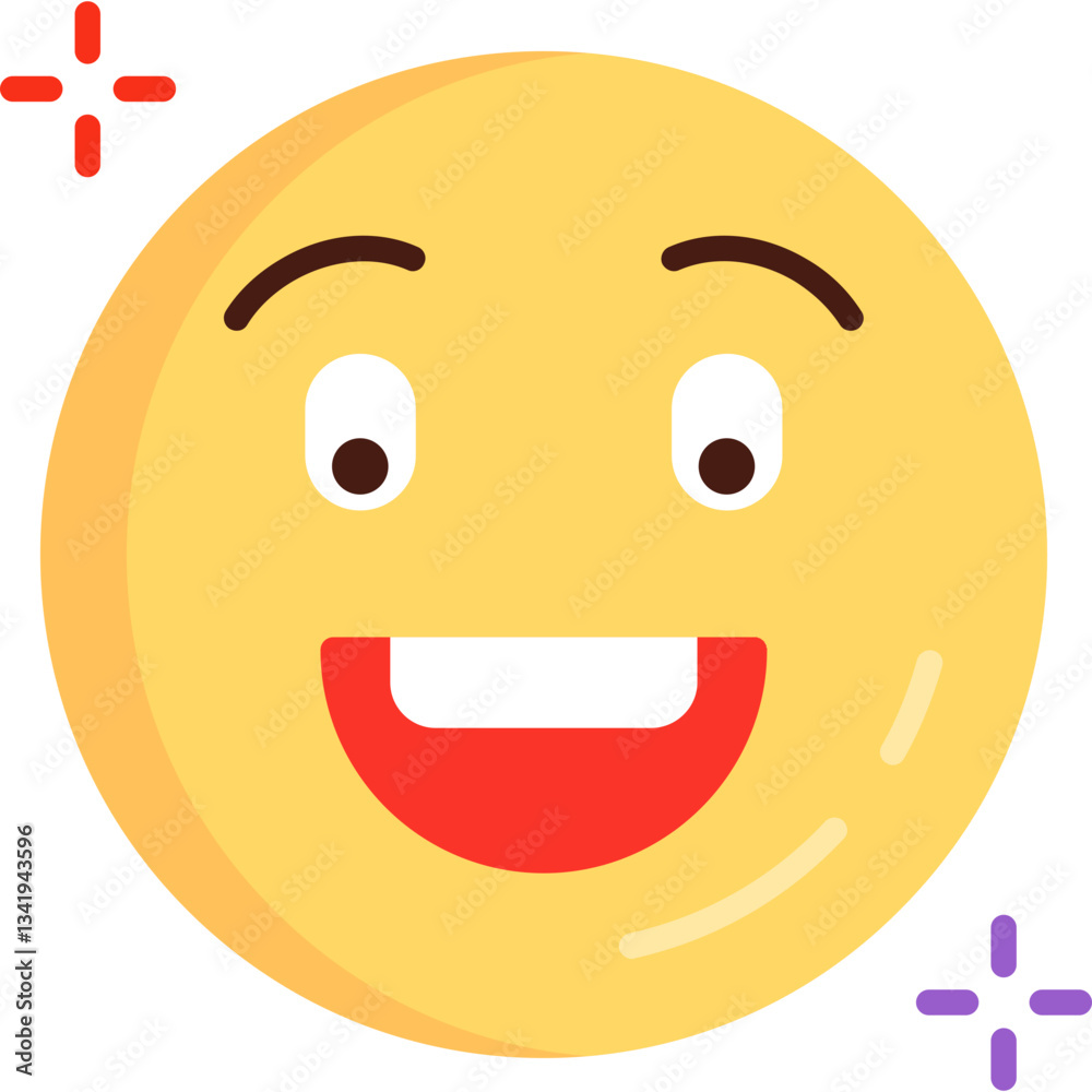 Fototapeta premium Happy Icon