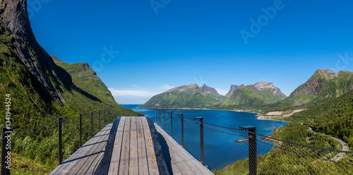 Aussichtsplattform Bergsbotn auf Senja in Norwegen