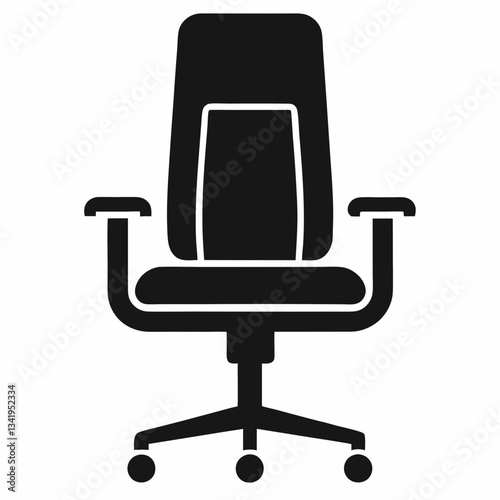 black office chair