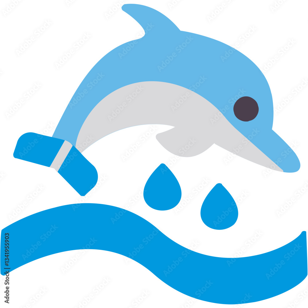 Obraz premium Dolphin Icon