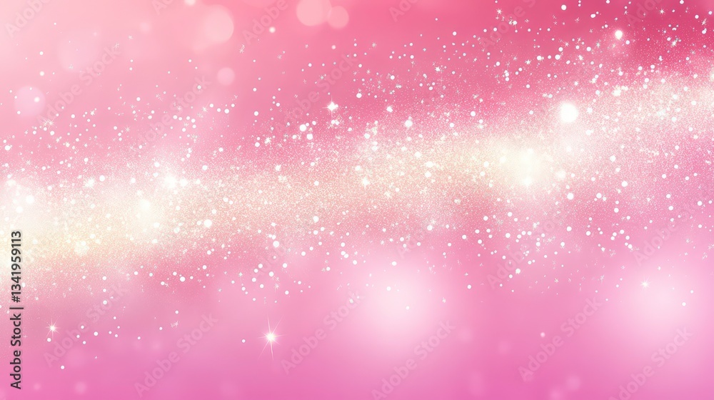 A shimmering pink glitter background. Perfect for invitations, social media posts, or festive designs. A shimmering pink glitter background. Perfect for invitations, social media posts, or festive designs.