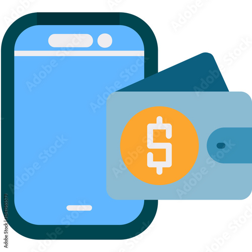 Mobile wallet Icon