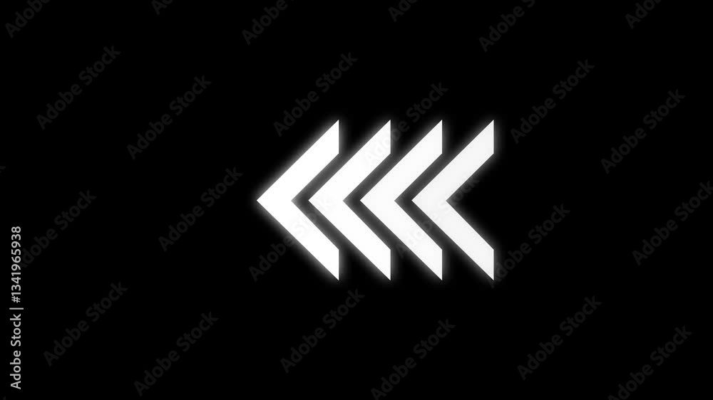 Arrow sign symbol looping animation direction concept animated. Blinking arrows the right-to-left arrow looping animation direction concept. Arrow sign symbol looping animation direction concept animated. Blinking arrows the right-to-left arrow looping animation direction concept.
