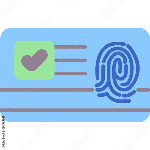 Biometric identification Icon