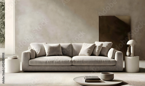 Fototapeta Naklejka Na Ścianę i Meble -  living room interior with sofa