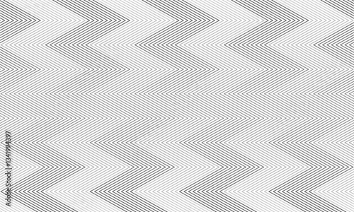 abstract trendy black white gradient oblique zigzag line pattern perfect for background.