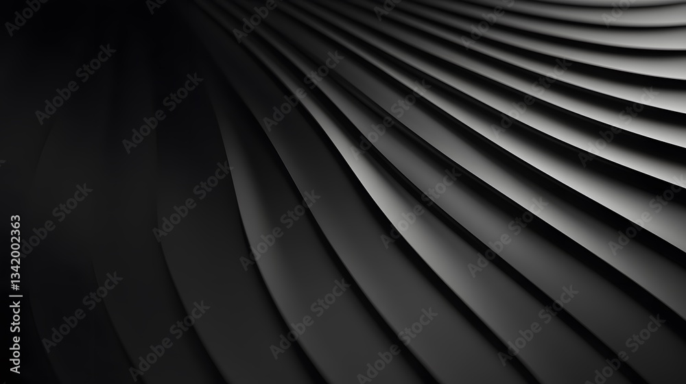 Naklejka premium 79. Abstract dynamic background with sleek diagonal lines on a smooth dark gradient, ideal for business presentations.