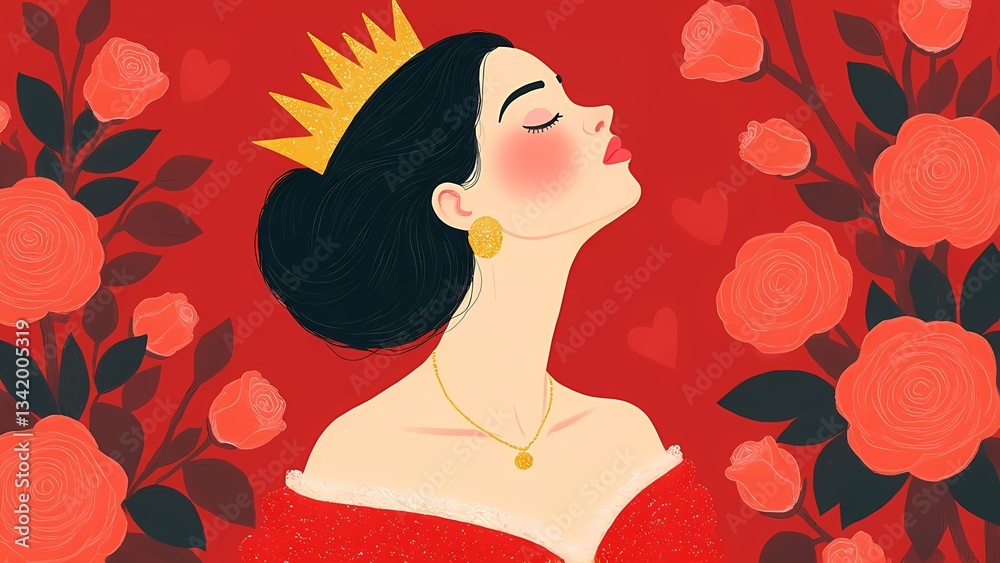 Red Rose and the Crown Queen Red Rose and the Crown Queen