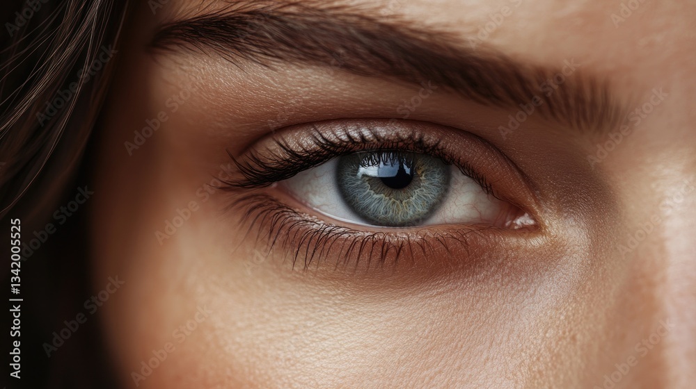 Fototapeta premium Aesthetic procedure for skin toning and wrinkle reduction performed by an experienced beauty specialist.