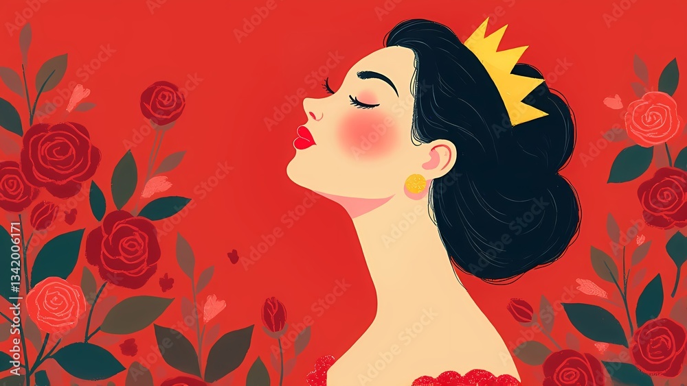 Red Rose and the Crown Queen Red Rose and the Crown Queen