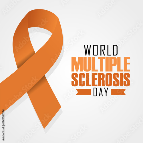 Vector graphic of World Multiple Sclerosis Day for World Multiple Sclerosis Day celebration.