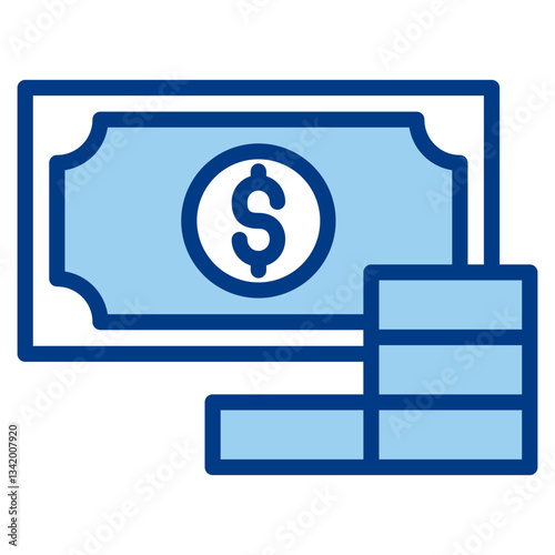 Money Icon Single Vector Collection 