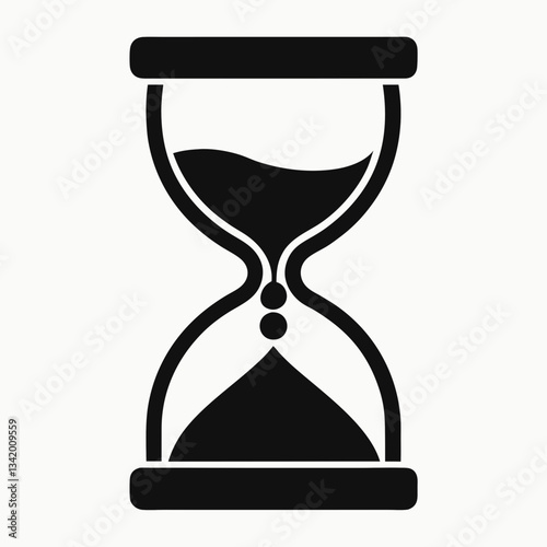 hourglass vector illustration