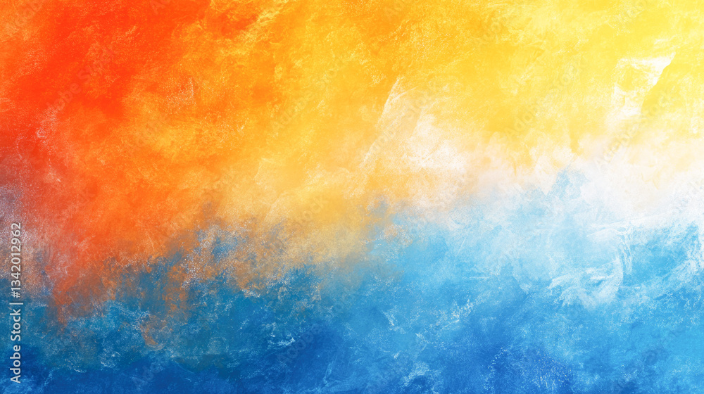 Fototapeta premium Vibrant abstract gradient background with warm and cool colors