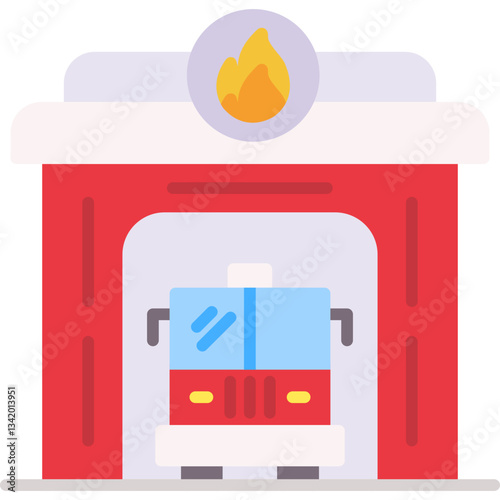 Fire station Icon