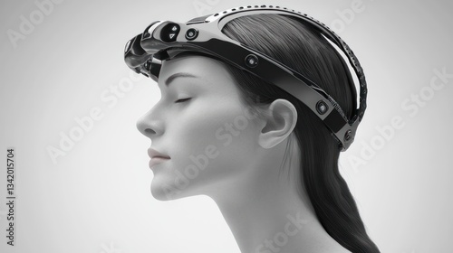 Futuristic brain computer interface device for advanced technology exploration