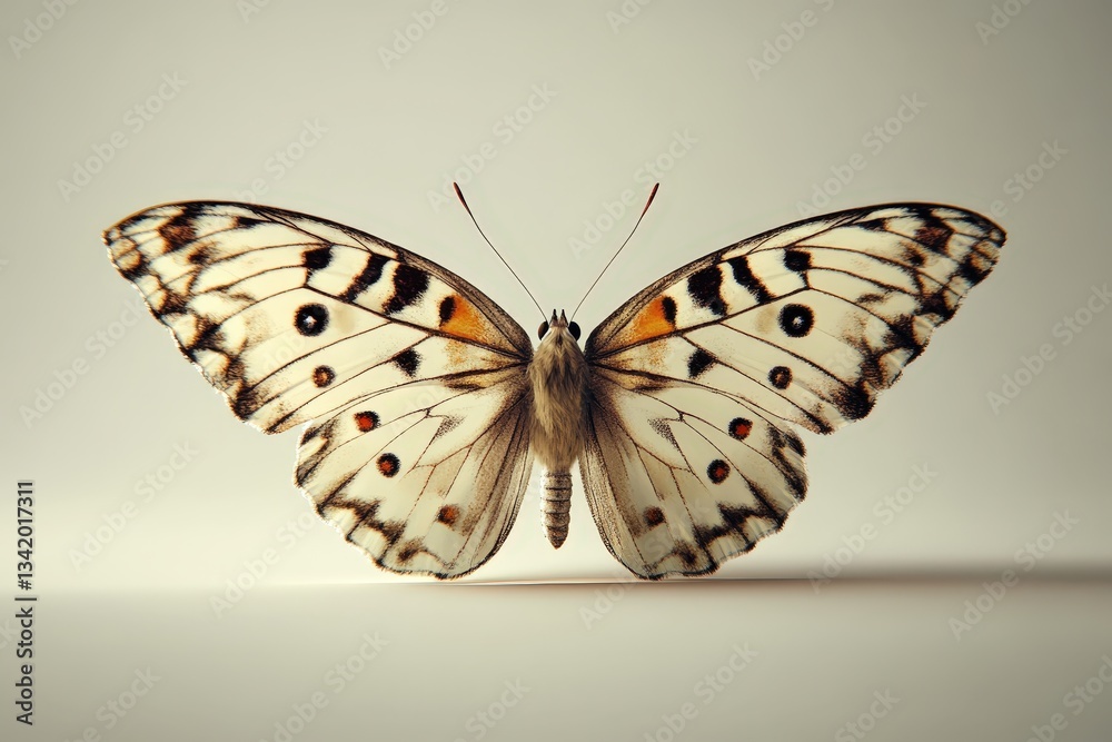 Obraz premium A beautiful butterfly shows off its detailed and colorful wing patterns