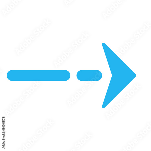 Blue Arrow Icon