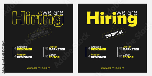 Job vacancy speech bubble. Loudspeaker. Banner for business, marketing and advertising, Businessman's hand searching online to hiring people, we are hiring background, job vacancy concept