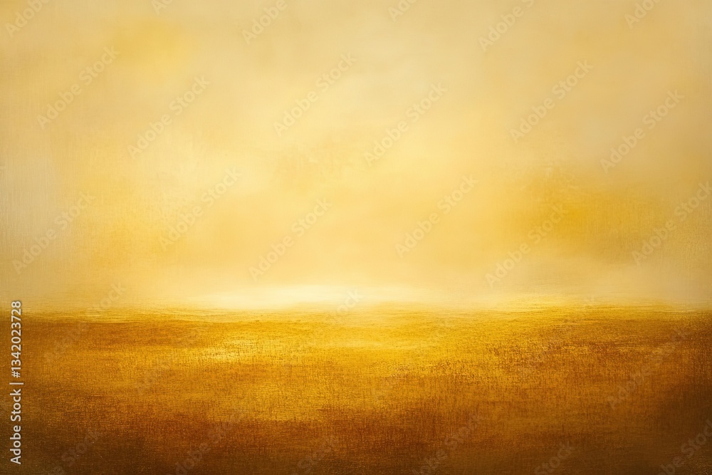 Obraz premium Golden Horizon: A serene landscape bathed in warm luminous light Evokes peace and warmth