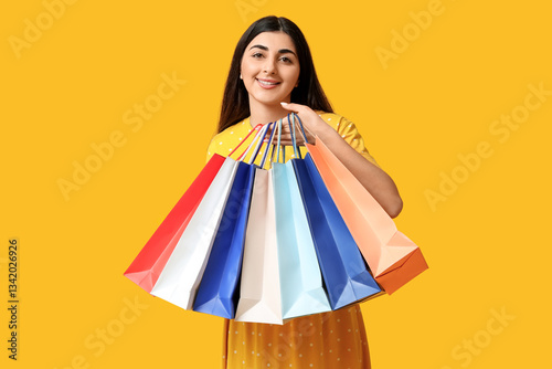 Happy smiling young woman w...