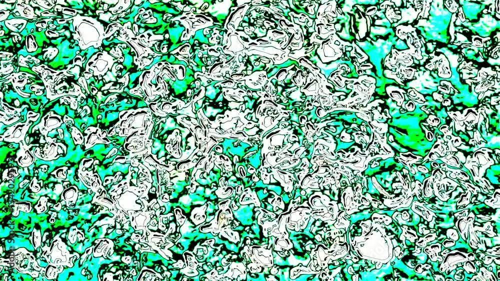 Kugeln in Bewegung als Videohintergrund, mystisch, fantasieanregend, Bildhintergrund, grafisches Muster