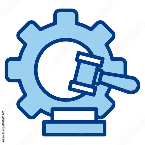 Justice Scale Icon Single Vector Collection 