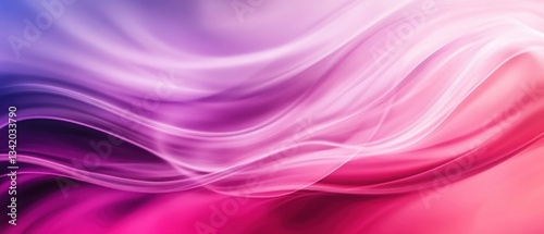 Wallpaper Mural Abstract flowing gradient background in shades of purple, pink, and white with smooth lines and curves for modern design and vibrant energy Torontodigital.ca