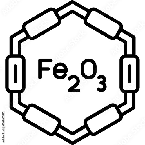 Iron III Oxide Icon