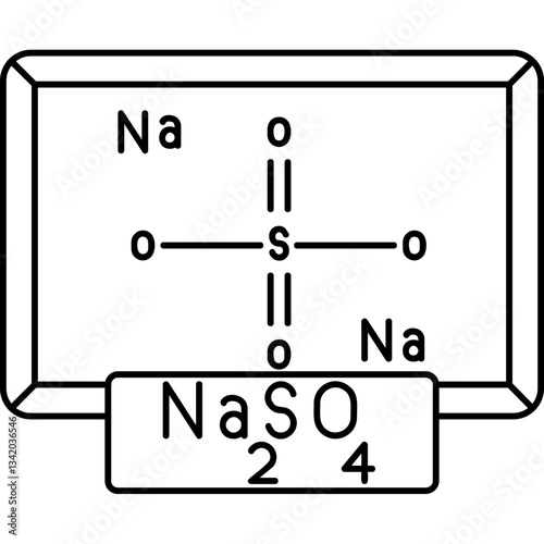 Sodium Sulfate Icon