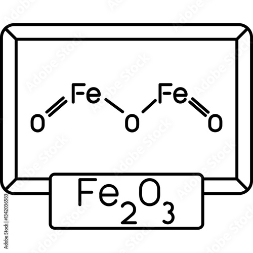 Iron III Oxide Icon