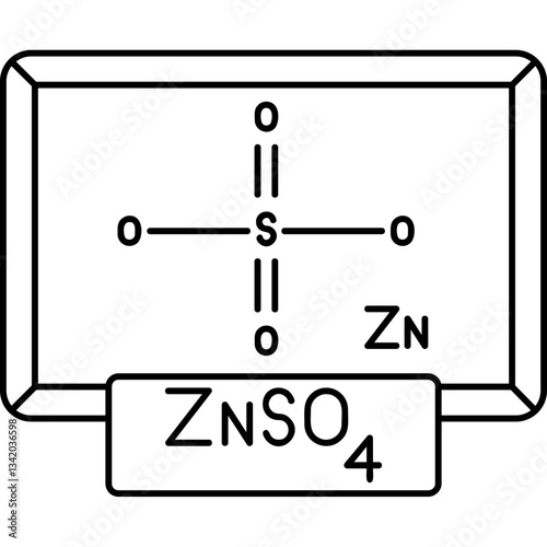 Zinc Sulfate Icon